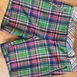 Lady Hagen Plaid Athletic Shorts - Green, Pink, Blue